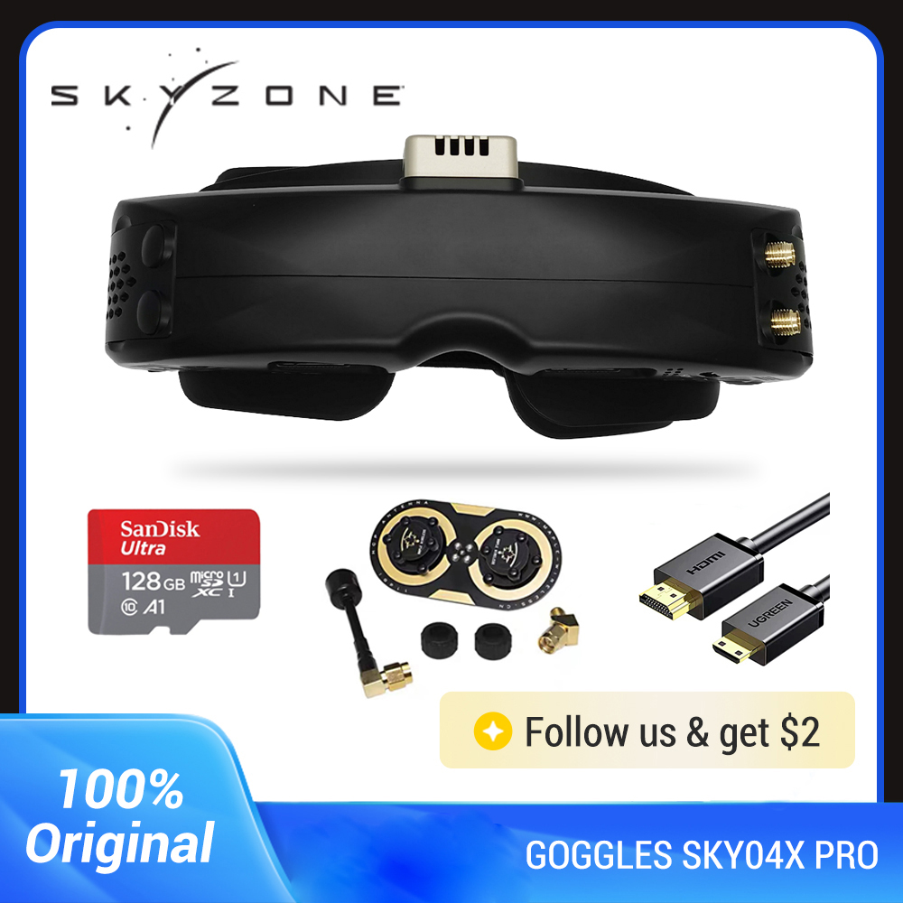 Skyzone Sky04X Pro Oled Fpv Goggles - Óculos FPV Skyzone SKY04X PRO 5.8GHz