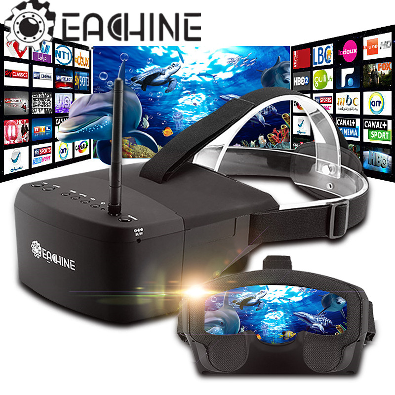 Skyzone Sky04O Pro Fpv Goggles - Eachine EV800 5 polegadas 800x480 FPV